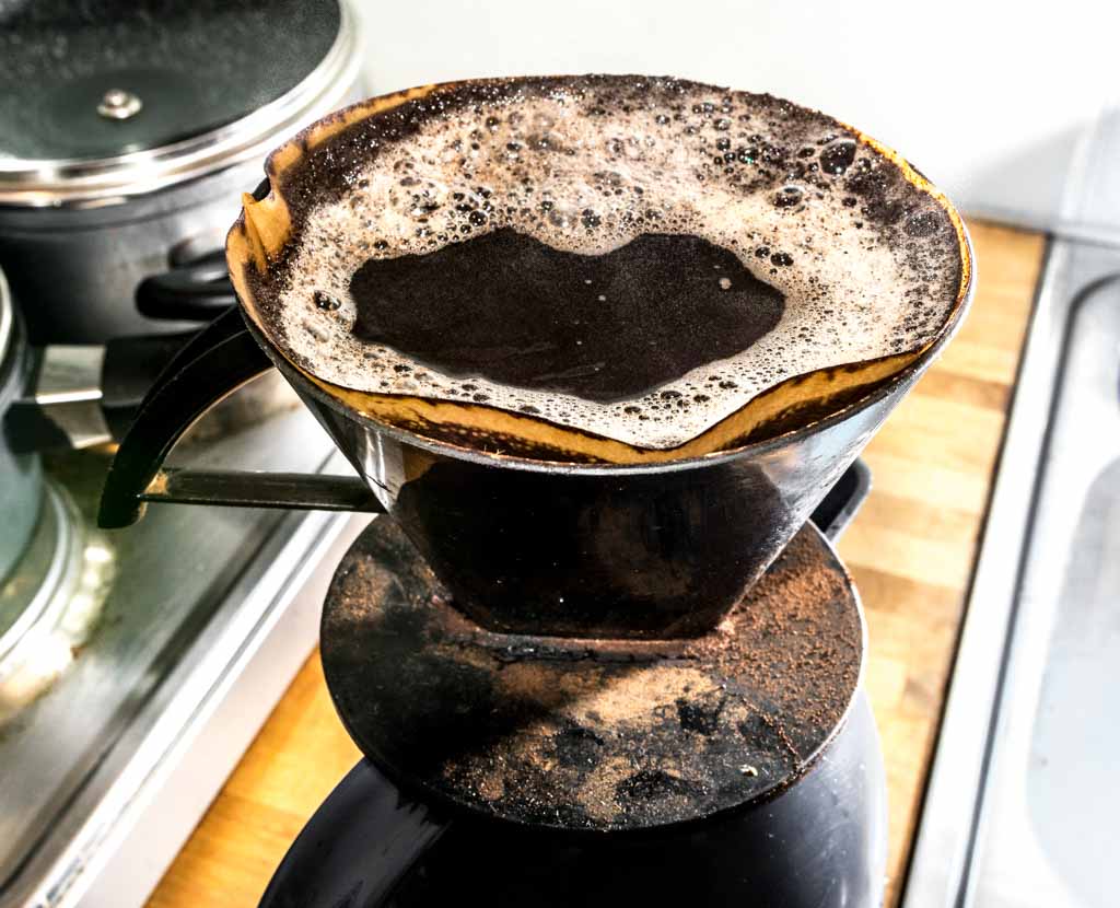 Kaffeefilter und -pulver sind kompostierbar
