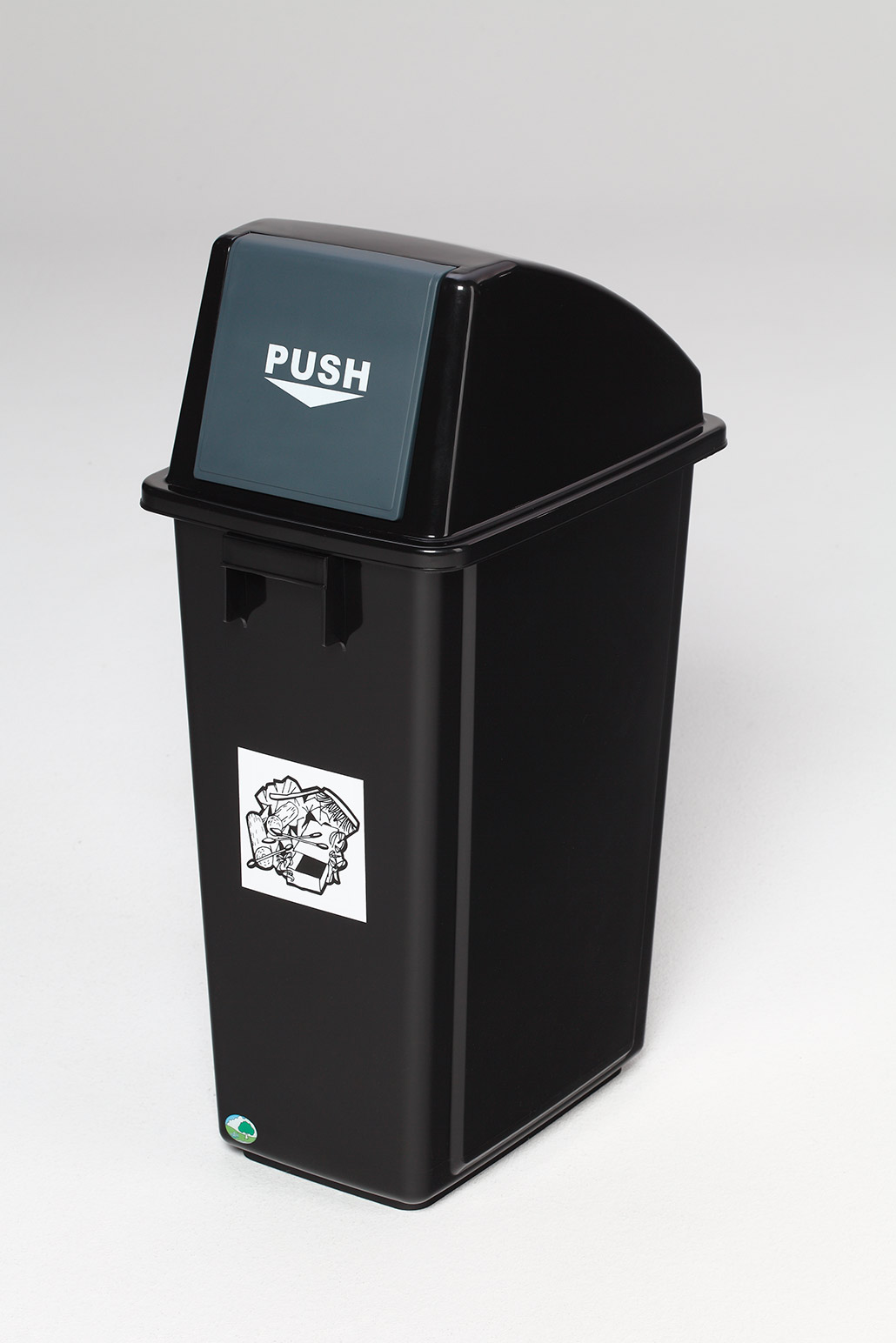 Die Abb. zeigt Kunststoff - Wertstoffsammler 58 ltr.