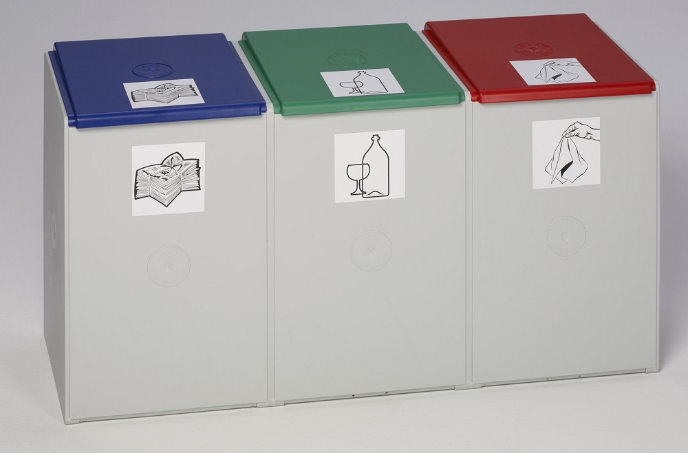 Wertstoff-Sammelsystem Karat 3-fach 60 Liter