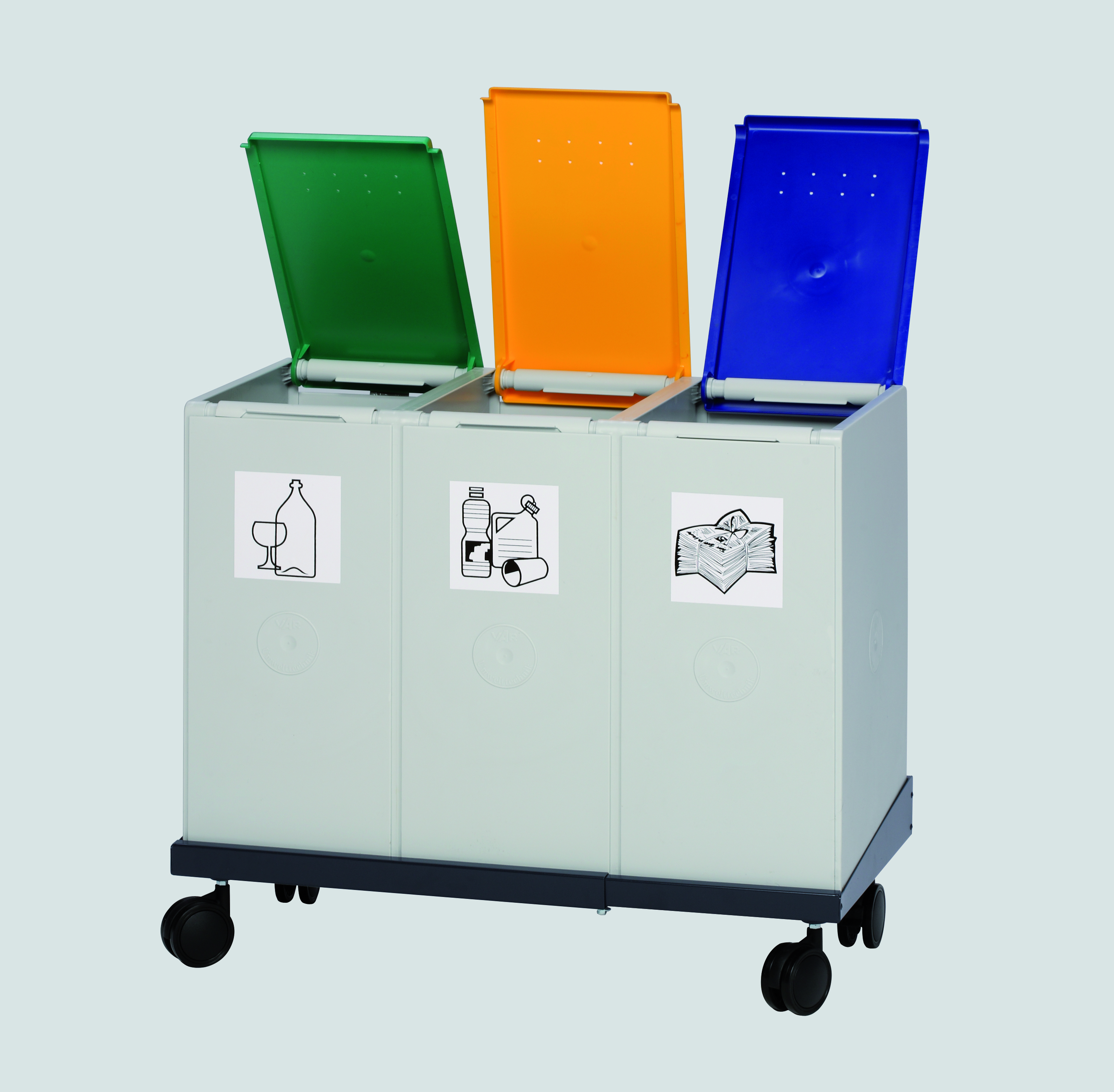 Wertstoff-Sammelsystem Karat 3-fach 60 Liter