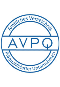 AVPQ Präqualifiziertes Unternehmen