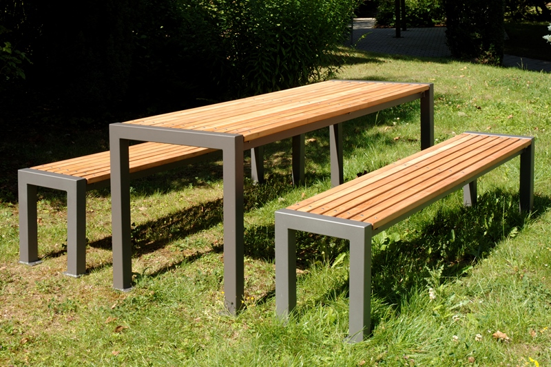 Sitzgruppe Limu mit Holzlatten