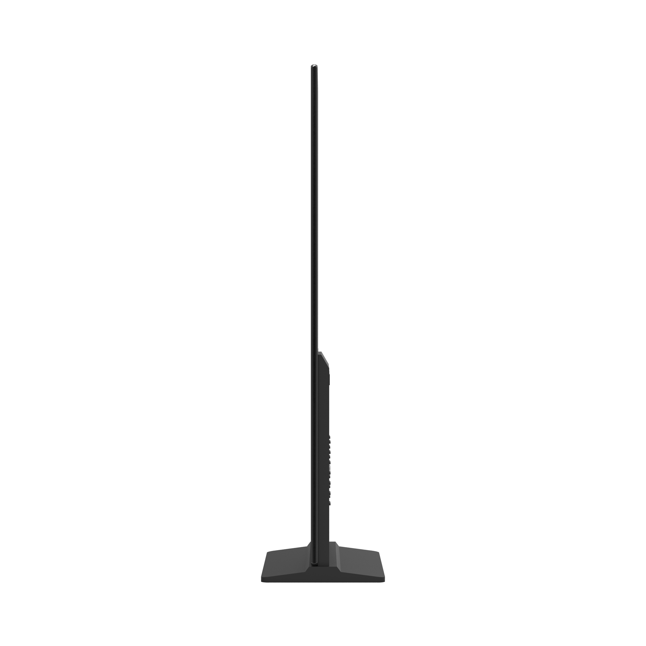 Die Abb. zeigt das Indoor LCD Digital Signage mit schmalem Rahmen zum Aufstellen in Schwarz (55 Zoll).
