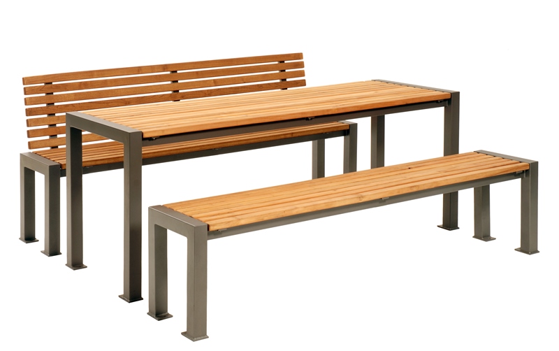 Sitzgruppe Limu mit Holzlatten
