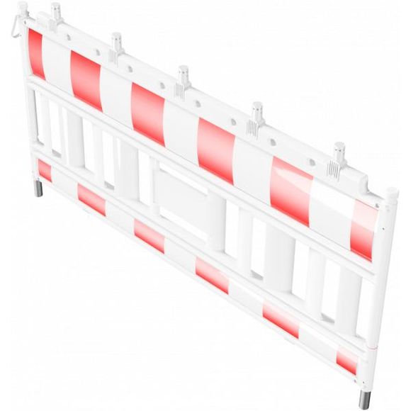 Die Abb. zeigt Schrankenzaun EURO2 Safe