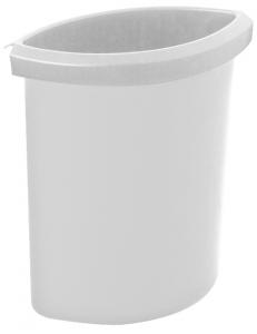 Vorschau: Kunststoffeinsatz für runden Papierkorb 6 Liter | grau