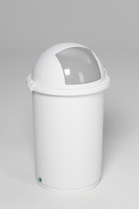 Vorschau: Kunststoff-Abfallbehälter mit Einwurfklappe